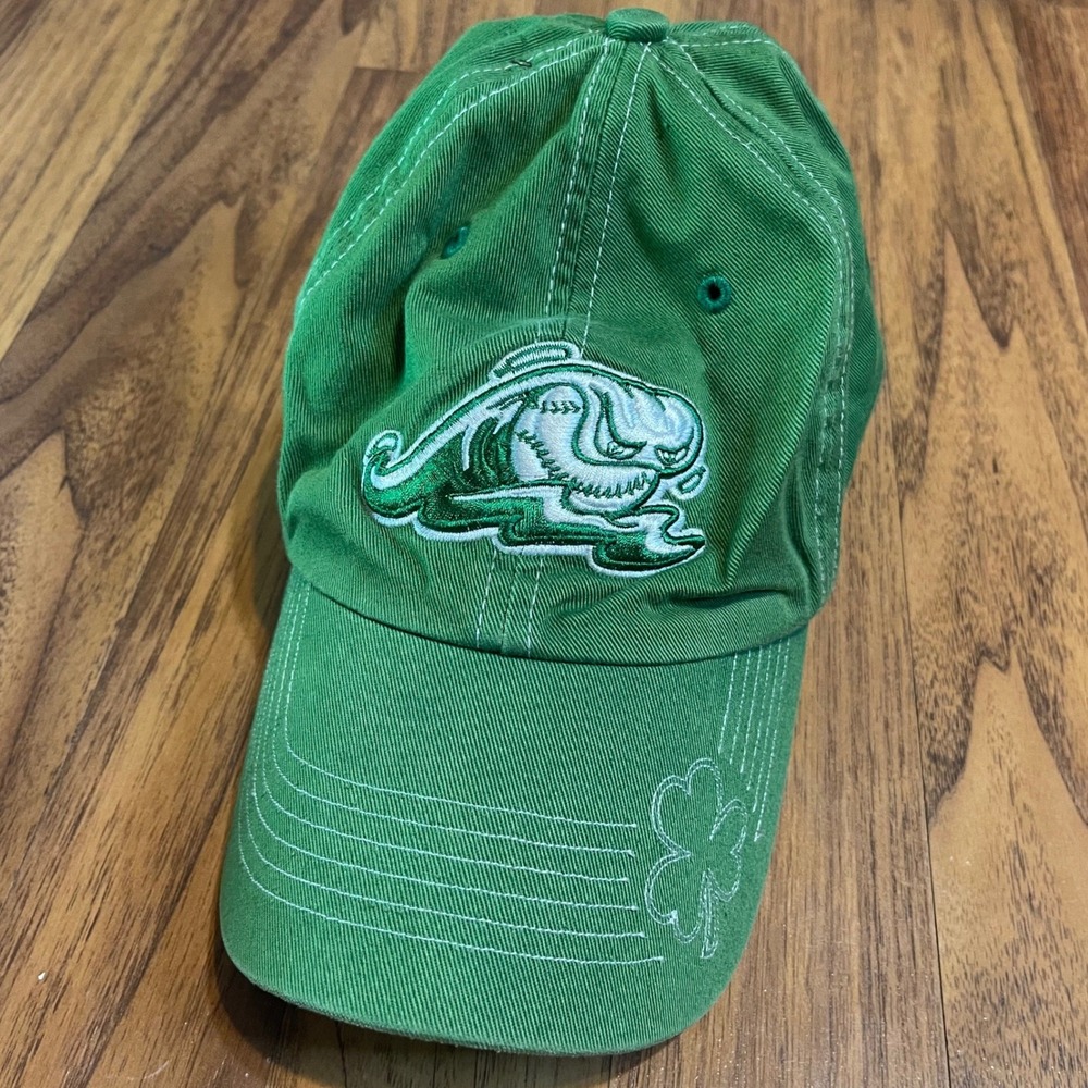 West Michigan Whitecaps Hat Green Cotton Baseball Cap Shamrock OSFA MiLB